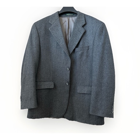 Lauren Ralph Lauren Blazer 42S Wool Sport Coat Jacket Classic Lambswool - Picture 1 of 14